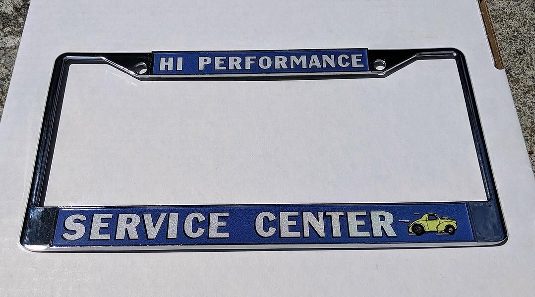 Hot Rods Service Center License Plate Frames The H.A.M.B.
